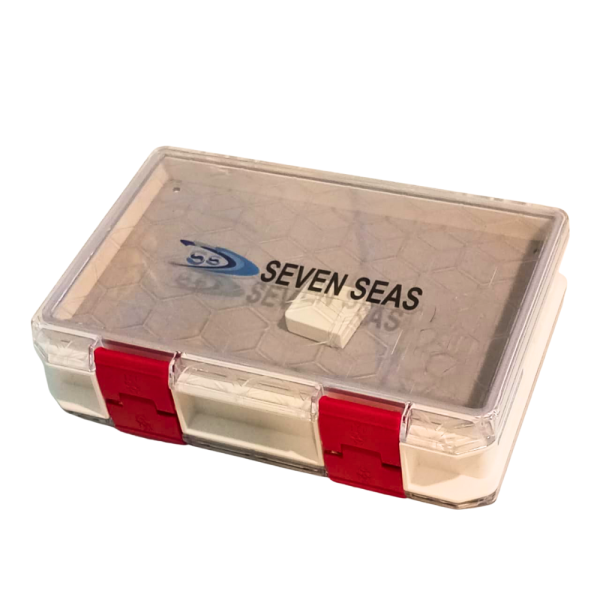 Tackle Box/Utility 2- Sided Case (with Divider, Clear lid) | B304