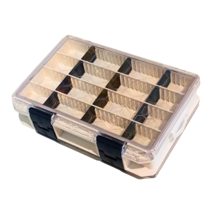 Tackle Box/Utility 2- Sided Case (with Divider, Clear lid) | B303