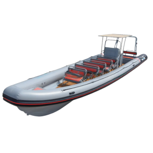 Aluminium RIB BOAT 10.7 Meters With Teak Wood Floor
