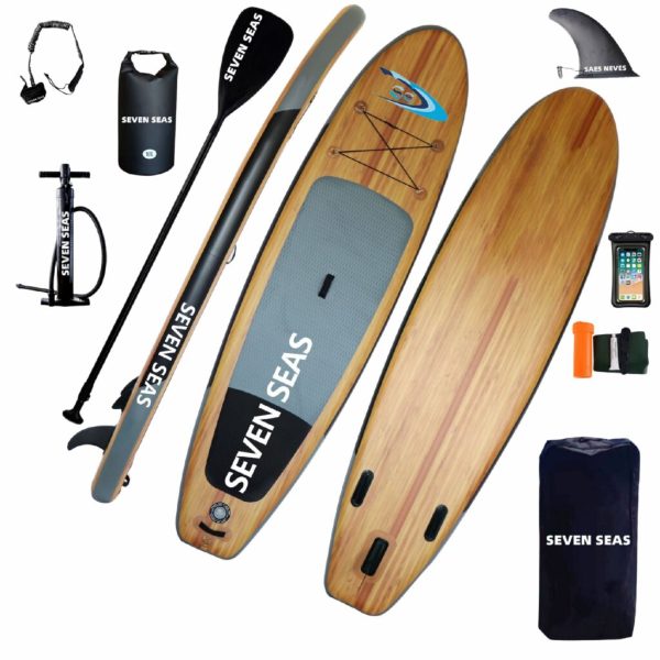 Seven Seas 2026 Wooden Stand Up Paddle Board 10.6ft-11.6ft-12.6ft
