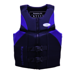 Life Jacket PFD07 Buoyancy Vest Grey, Blue, and Yellow
