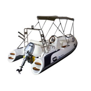 Luxury Rib Boat – Teak Wood and Fiber Hull