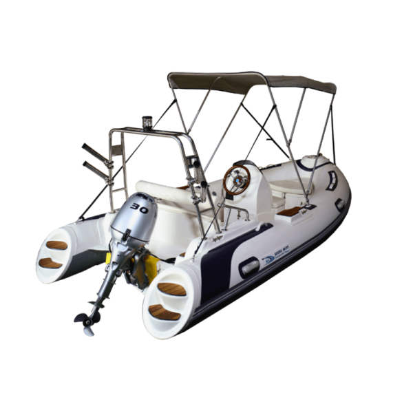 Luxury Rib Boat – Teak Wood and Fiber Hull