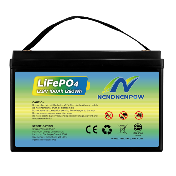 Lifepo4 12.8v 100ah 1280Wh