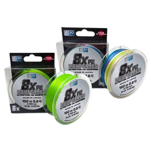 ASSO 8X PE Light Games Multicolor | Braided Line
