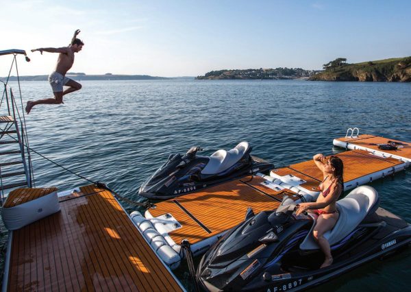 Heavy Duty Inflatable floating station 3×2 meters and 4×2 meters- Platforms